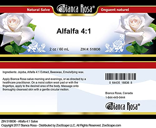 Version 1.0.0 Ungüento crema alfalfa Bianca Rosa sin rellenos 2 oz