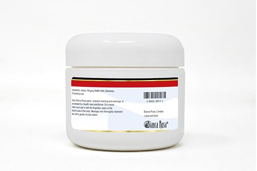 Frasco ungüento hierba ortiga Bianca Rosa 2 oz vista lateral