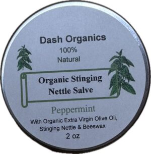 ungüento orgánico ortiga aceite esencial menta tarro frontal