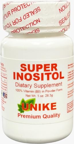 Vista frontal Unike Nutra Super Inositol 1oz paquete 6