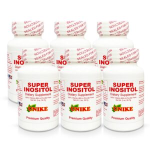 Unike Nutra Super Inositol paquete 6 polvo vitamínico