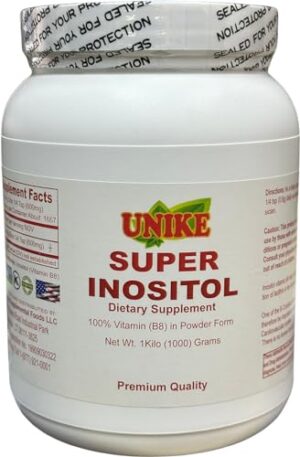 Unike Nutra Super Inositol polvo paquete frontal 1kg