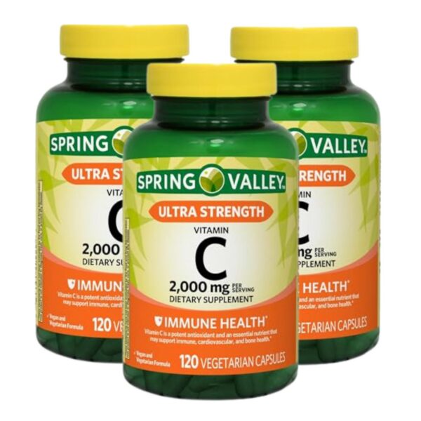 Unique Bundle Store Vitamina C 2000 mg cápsula frontal