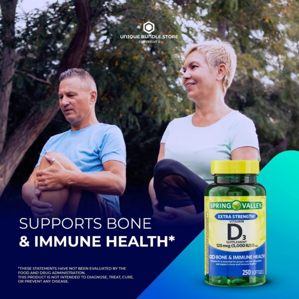 Frasco de D3 250 softgels vista lateral