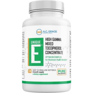 Frasco UNIQUE E con etiqueta y información