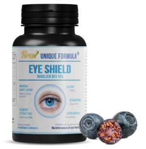 Frasco de Eye Shield con etiqueta