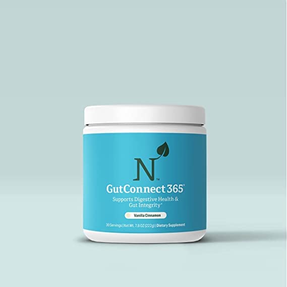 Frasco United Naturals Gut Connect 365 sabor vainilla canela