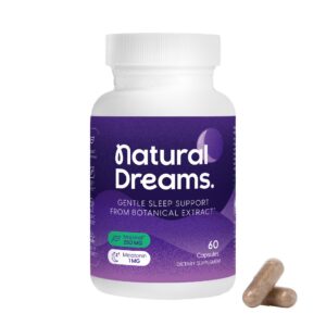 Version 1.0.0 Univera Natural Dreams melatonina 1mg paquete