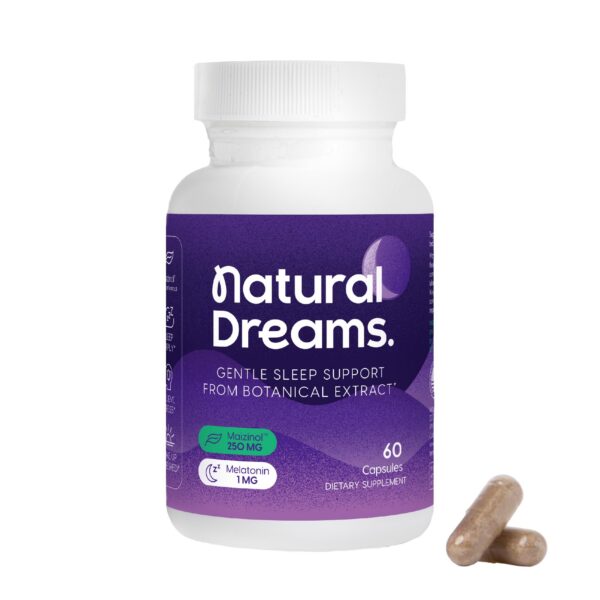 Version 1.0.0 Univera Natural Dreams melatonina 1mg paquete
