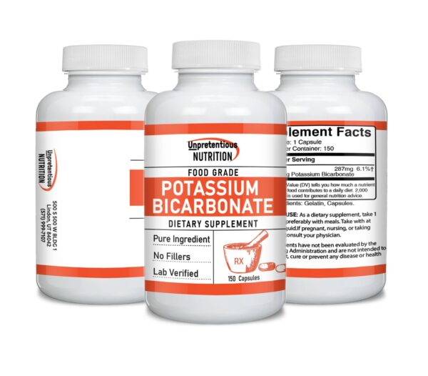 Version 1.0.0 Empacado en EE.UU. Unpretentious bicarbonato de potasio