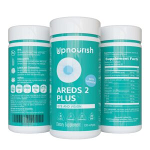 Capsulas UpNourish AREDS2 frente de la botella