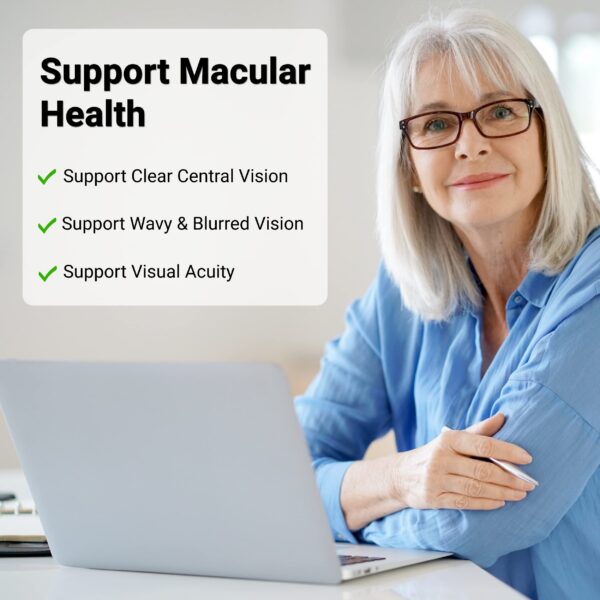 Detalle de ingredientes clave luteína zeaxantina azafrán