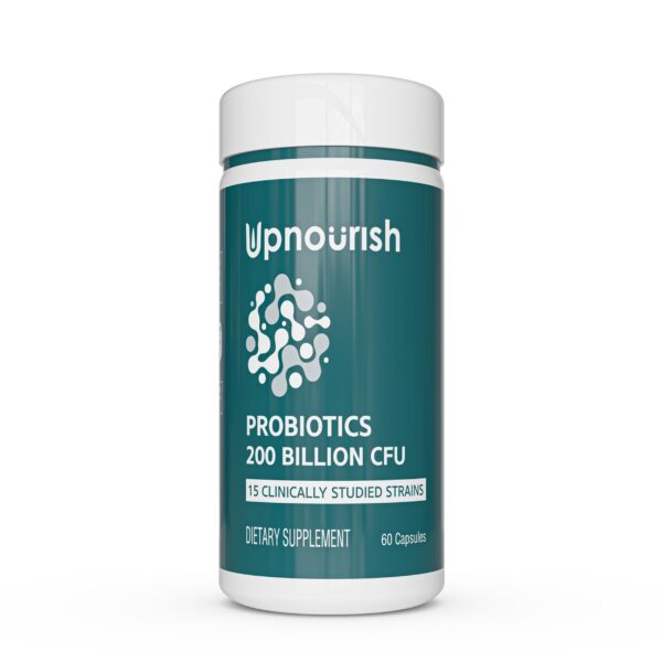 Version 1.0.0 UpNourish probióticos 200 mil millones ufc con enzimas digestivas