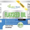 Frasco y tapa Upsize Flaxseed Oil Softgels
