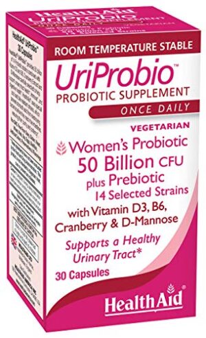 UriProbio suplemento probiótico femenino caja 30 cápsulas