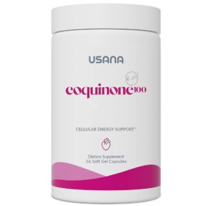 USANA CoQuinone 100 botella y etiqueta
