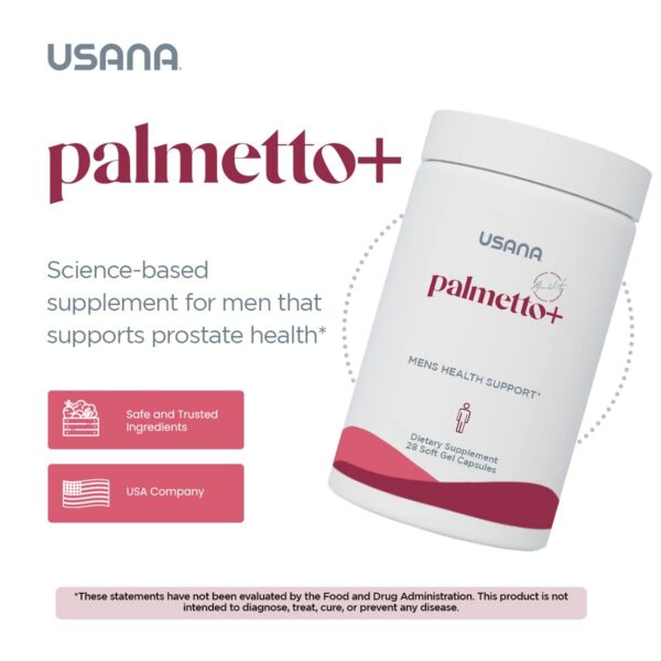 Información nutricional USANA Palmetto Plus