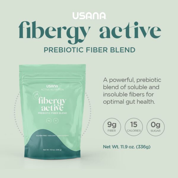 USANA polvo fibra para digestión y salud intestinal libre gluten