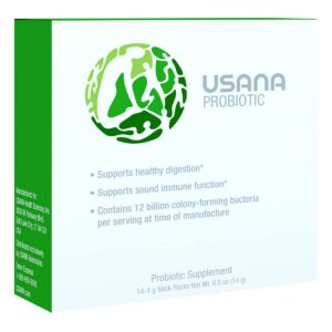 USANA suplemento probiótico para salud digestiva 14 sobres