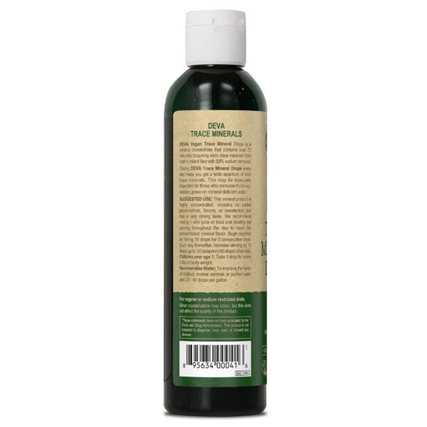 Uso de gotas minerales DEVA en agua para remineralizar