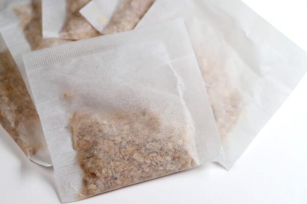 Etiqueta trasera Té Ginseng Americano Wisconsin USTCM