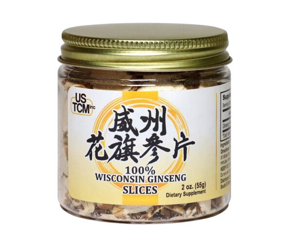 Láminas grandes de ginseng americano Wisconsin USTCM