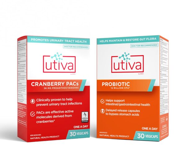 Version 1.0.0 Utiva 36PAC Power Bundle suplemento salud vejiga y digestivo 30 días