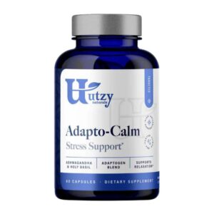 Utzy Naturals Adapto-Calm cápsulas botellas frente