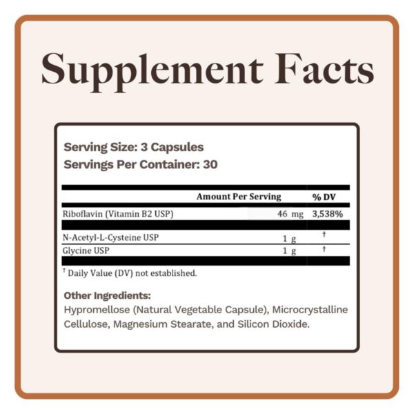 Version 1.0.0 Cápsulas GlyNAC+ de Utzy Naturals