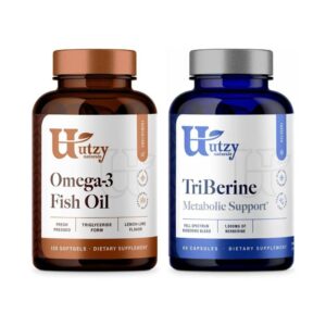 Utzy Naturals Omega-3 Aceite de Pescado 60 cápsulas blandas