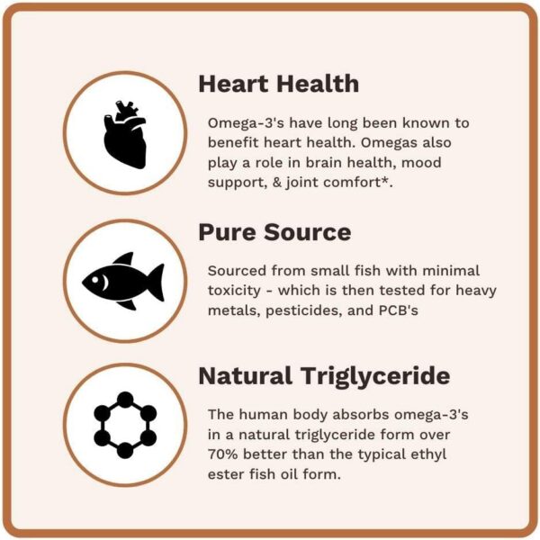 Frasco Omega-3 Utzy Naturals