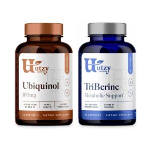 Version 1.0.0 Utzy Naturals ubiquinol bottle front label
