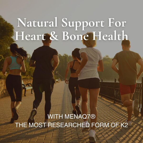 Etiqueta de Vitamina K2 Utzy Naturals