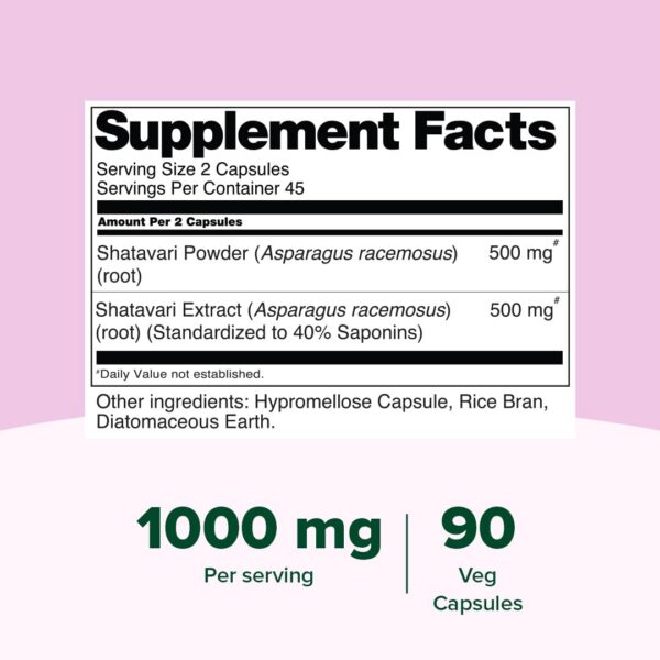 Version 1.0.0 Frasco de Shatavari VAHDAM 1000 mg