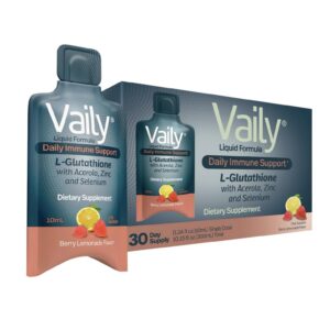 Vaily glutatión líquido 860mg con vitaminas y minerales 30 viales