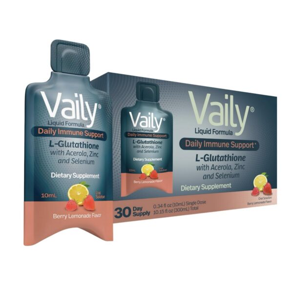 Vaily glutatión líquido 860mg con vitaminas y minerales 30 viales