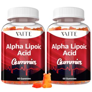 Version 1.0.0 Frente del envase VAITE Alpha Lipoic Acid Gummies 2 paquetes