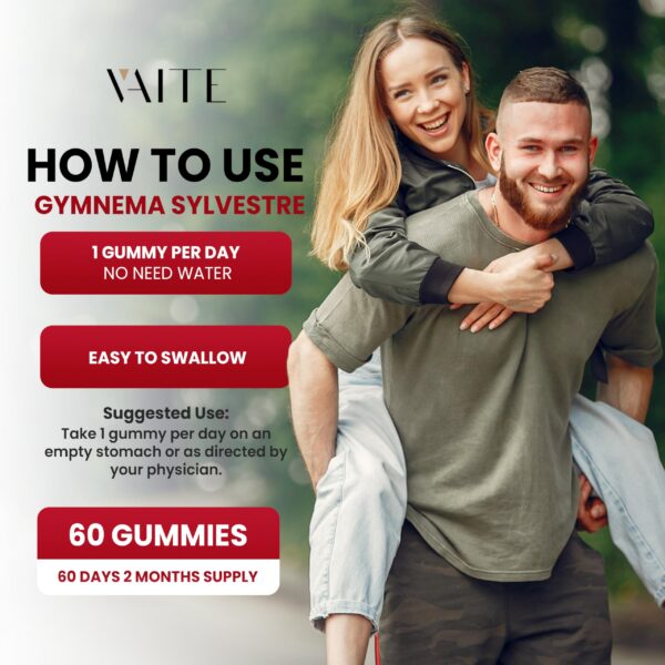 Version 1.0.0 VAITE suplemento vegano Gymnema Sylvestre gomitas 600mg