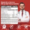 Etiqueta de B2 riboflavina 400 mg