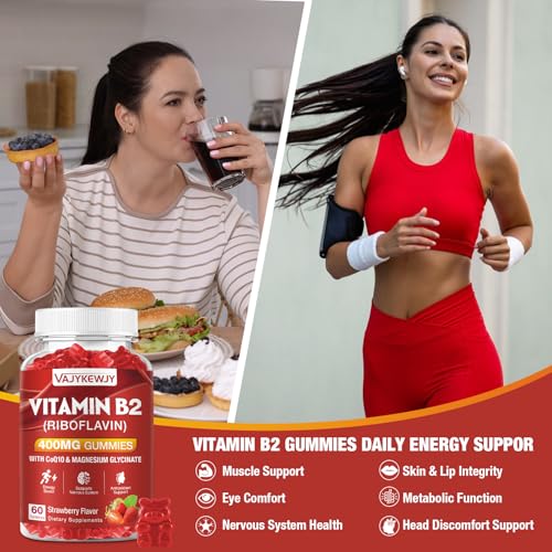 VAJYKEWJY Gominolas Vitamina B2 120 unidades