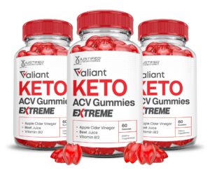 Valiant Keto ACV Gummies gominolas veganas con vinagre de manzana