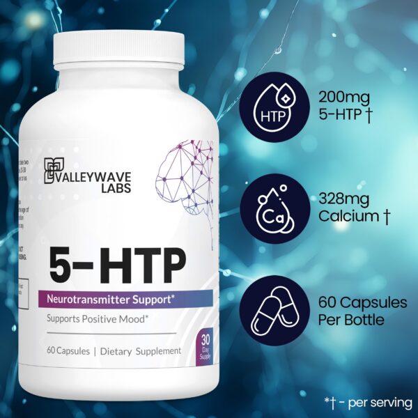 Cápsulas 5-HTP Valleywave envase