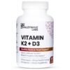 Valleywave Labs cápsulas vitamina d3 k2 para salud ósea