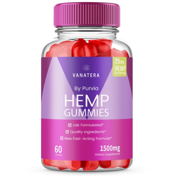 Version 1.0.0 Frasco Vanatera Gummies con etiqueta