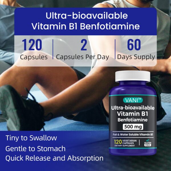 Version 1.0.0 Suplemento VANI vitamina B1 500 mg con benfotiamina sin gluten
