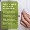 Version 1.0.0 Etiqueta de VARS Liposomal Glutathione