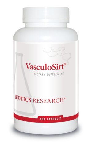 VasculoSirt suplemento cardiovascular 300 cápsulas Biotics Research
