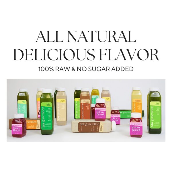 Version 1.0.0 Vasos congelados Raw Generation 7 días detox intestinal
