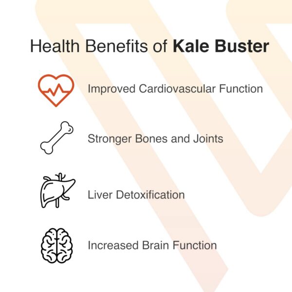 Cápsulas Kale Buster apiladas