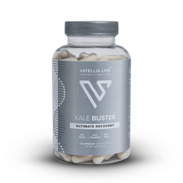 Kale Buster etiqueta frontal